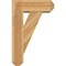 Ekena Millwork Traditional Craftsman Rough Sawn Bracket w/ Offset Brace, Western Red Cedar, 8"W x 22"D x 34"H BKT0806X22X34TRA04RWR - alternate 3